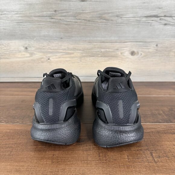 adidas Pureboost 5 Triple Black Mens Size 8.5 Core Black ID1158 - Picture 5 of 9